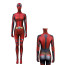 Deadpool and Wolverine Lady Deadpool Costume - Red Black Bodysuit Mask Ladypool Cosplay