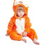Baby Orange Fox Costume Incharacter - Onesie Jumpsuit Orange Fox Cosplay