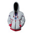 Yu-Gi-Oh! Elemental Hero Neos Costume - White Red Hoodie Elemental HERO Neos Cosplay