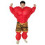 Red Muscle Man Inflatable Costume - Red Muscleman Cosplay