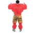 Red Muscle Man Inflatable Costume - Red Muscleman Cosplay