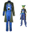 JoJo's Bizarre Adventure Jolyne Cujoh Costume - Blue Bodysuit Coat Set Jolyne Cujoh Cosplay