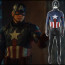 Marvel 1943: Rise of Hydra Captain America Costume - Bodysuit Mask Set Captain America Cosplay