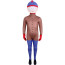 South Park Stan Costume - Bodysuit Mask Stan Cosplay