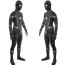 Spider-Man 3 Spider-Man Black Suit Costume - Bodysuit Mask Set Spider-Man Black Suit Cosplay