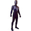 Spider-Man Symbiote Venom Costume - Black Muscle Pattern Bodysuit Mask Venom Cosplay