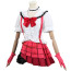 Love Live Superstar Maki Nishikino Costume - Red White Shirt Skirt Full Set Maki Nishikino Cosplay