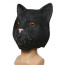 Black Cat Punk Mask - Black Cat Cosplay Costume Mask Prop