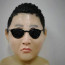 Korean Pop Star Psy Mask - Latex Full Face Mask PSY Costume Cosplay Prop