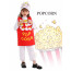 Kids Pop Corn Costume - Bodysuit and Onesie Set Pop Corn Cosplay