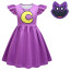 Girls Poppy Playtime CatNap Costume - Purple Dress Mask CatNap Cosplay
