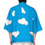 Demon Slayer Urokodaki Sakonji Costume - Blue Kimono Jacket with White Cloud Urokodaki Sakonji Cosplay