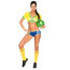 Sexy Football Club Girl Brasil World Cup Cosplay Costume