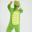 Kids Light Green Triceratops Costume - Onesie Jumpsuit Light Green Triceratops Cosplay