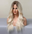Kendall Jenner Wig - Long White Wavy Middle Parted Wig Kendall Jenner Cosplay Costume
