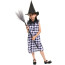 Girls Witch Costume - Plaid Dress Hat Set Witch Cosplay