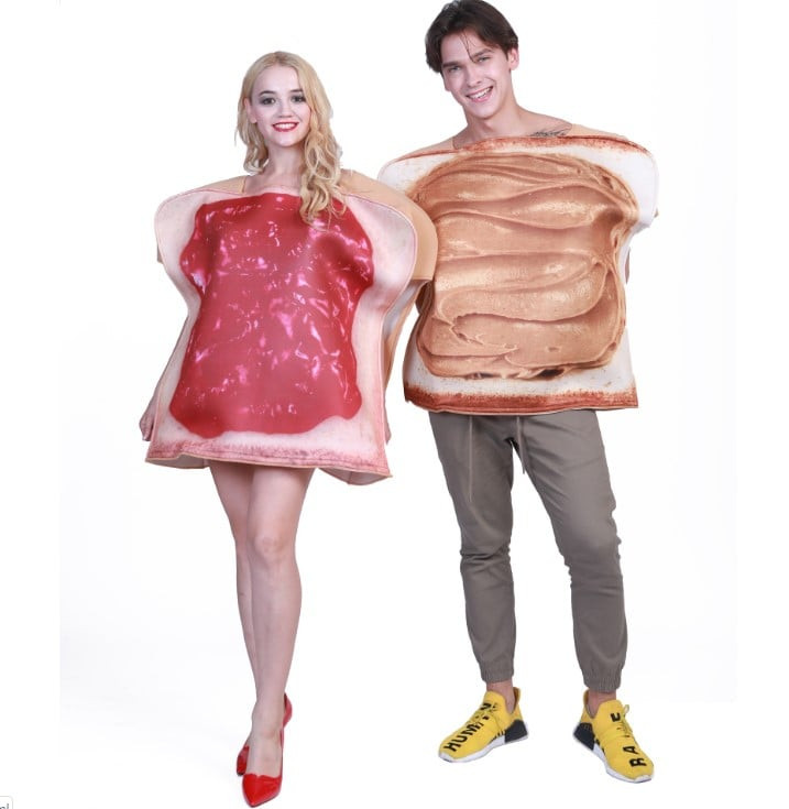 Peanut Butter and Jelly Sandwich Couples Costume