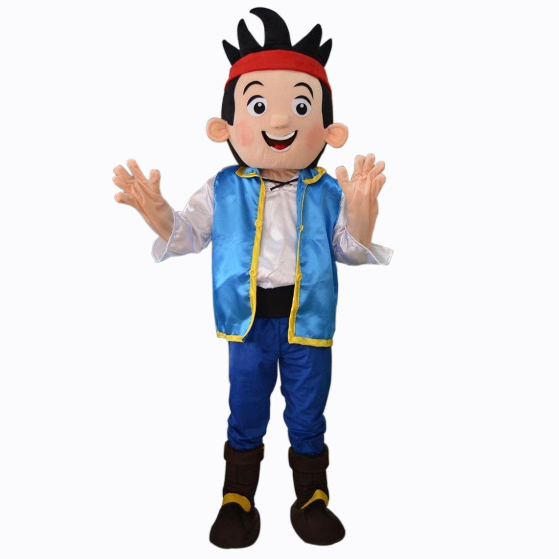 Giant Captain Jake Mascot Costume