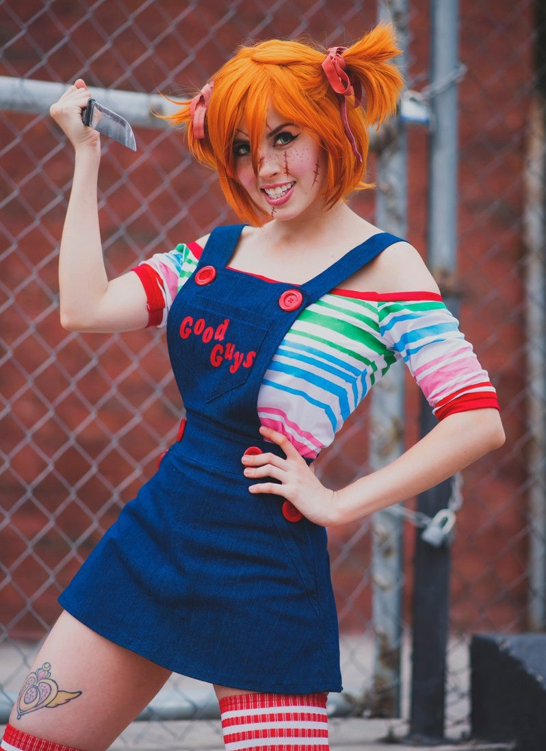 Child's Play Chucky Bishoujo Costume - Chucky Bishoujo Cosplay