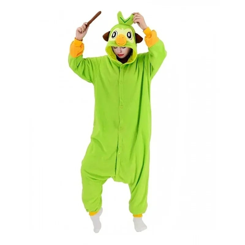 Kids Grookey Costume - Onesie Jumpsuit Grookey Cosplay