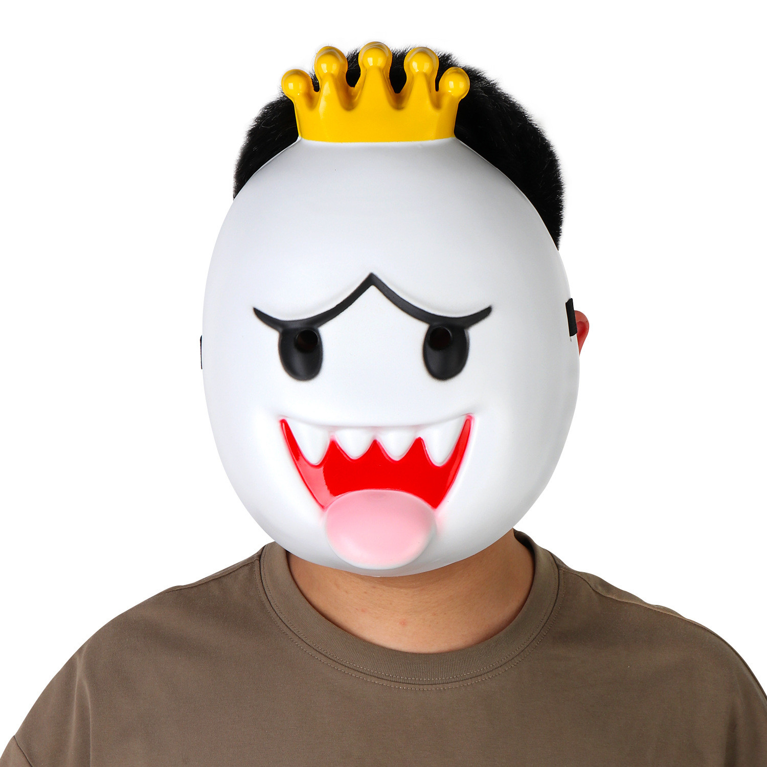 Super Mario Bros King Boo Mask Prop - King Boo Costume Cosplay Mask