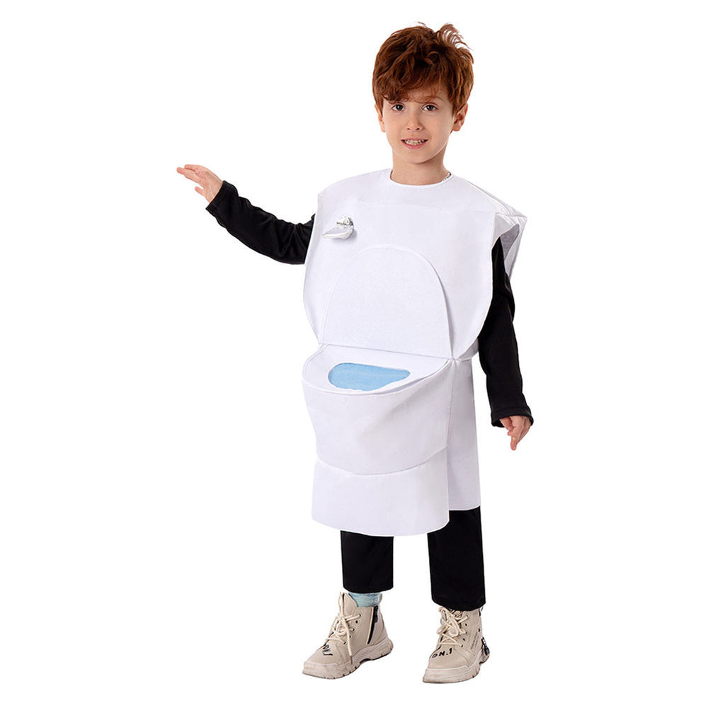 Kids Skibidi Toilet Costume - Skibidi Toilet Cosplay