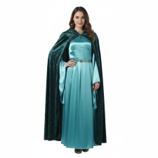 Lord of the Rings Arwen Costume - Green Dress Cape Set Arwen Cosplay