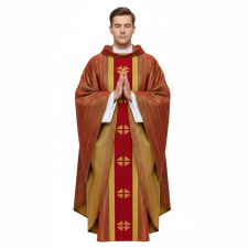Catholic Priest Chasuble Costume - Robe Catholic Priest Cosplay