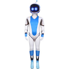 Astro Bot Costume - Bodysuit Mask Astro Bot Cosplay