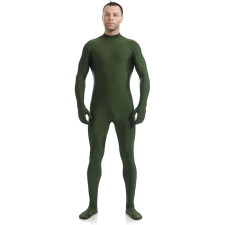 Dark Green Full Body Suit Costume - Fullsuit Dark Green Full Body Suit Cosplay