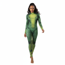 Female Reptilian Costume - Bodysuit Reptilian Cosplay