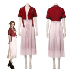 Final Fantasy VII Aerith Gainsborough Cosplay Costume