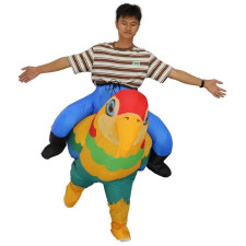Rainbow Parrot Inflatable Costume - Rainbow Parrot Cosplay