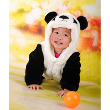 Baby Panda Costume InCharacter - Onesie Jumpsuit Panda Cosplay