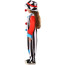Kids Clown Costume - Stripes Jumpsuit Clown Cosplay