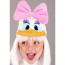 Kids Daisy Duck Costume - Shirt Skirt Hat Gloves Stockings Set Daisy Duck Cosplay