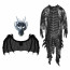 Kids Dragon Costume - Bodysuit Wings Mask Set Red Blue Black Dragon Cosplay