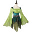 Medieval Fairy Costume - Green Dress Fairy Elf Cosplay