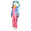 Helluva Boss Fizzarolli Costume - Pink Blue Clown Hat Suit Set Fizzarolli Cosplay