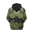 Halo John 117 Costume - Green Hoodie Master Chief Cosplay