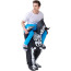 Kids Riding Skeleton Ghost Inflatable Costume - Riding Skeleton Cosplay