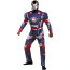 Iron Man Iron Patriot Deluxe Muscle Costume And Mask