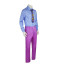 Jojo's Bizarre Adventure Kira Yoshikage Costume - Purple Suit Kira Yoshikage Cosplay
