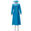 Despicable Me 3 Lucy Wilde Costume - Blue Longcoat Lucy Wilde Cosplay