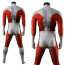 Teen Titans Beast Boy Retro 80s Costume - Red White Bodysuit Beast Boy Cosplay