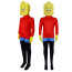 Lego Brick Man Costume - Lycra Bodysuit Mask Lego Brick Man Cosplay