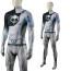 Marvel Rivals Mister Fantastic Future Foundation Costume - Black & White Bodysuit Mr Fantastic Cosplay
