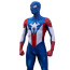 Spider-Man Costume - Captain America Crossover Bodysuit Spider-Man Cosplay