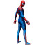 Spider-Man Blue and Red Stealth Suit Costume - Red Blue Black Fullsuit Spider-Man Cosplay