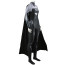 Zack Snyder's Justice League Superman Costume - Female Black Bodysuit With Cape Superman Cosplay